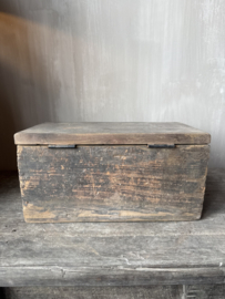 Unieke houten kistje