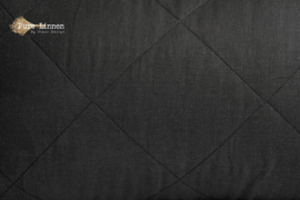 Pure linnen sprei zwart diamond