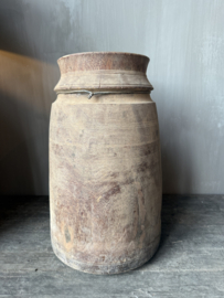 Nepalese houten pot XL nr.6