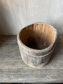 Luksa houten pot antiek nr.4