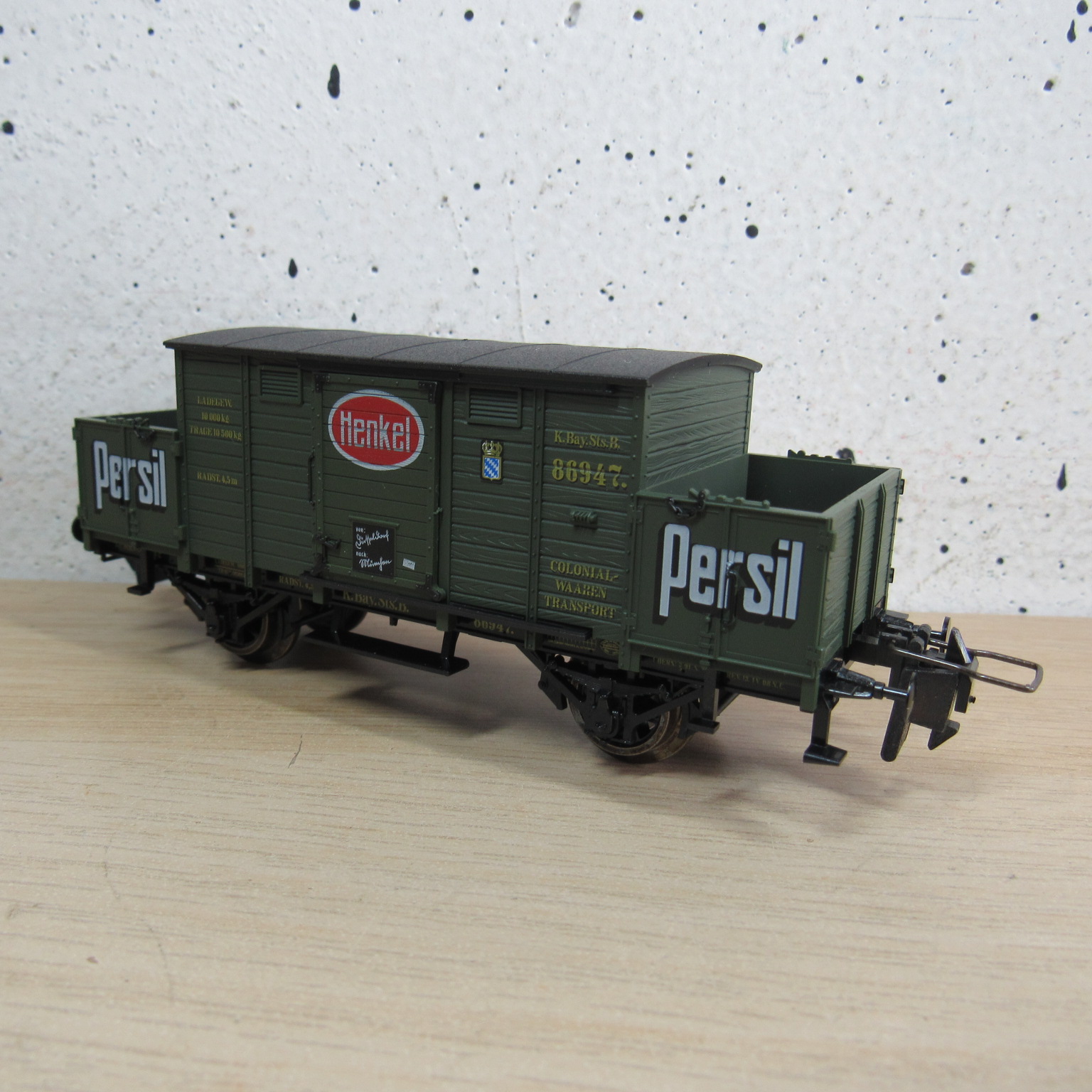 Trix express 53 3412 51 K.Bay.Sts.B Persil wagen in ovp
