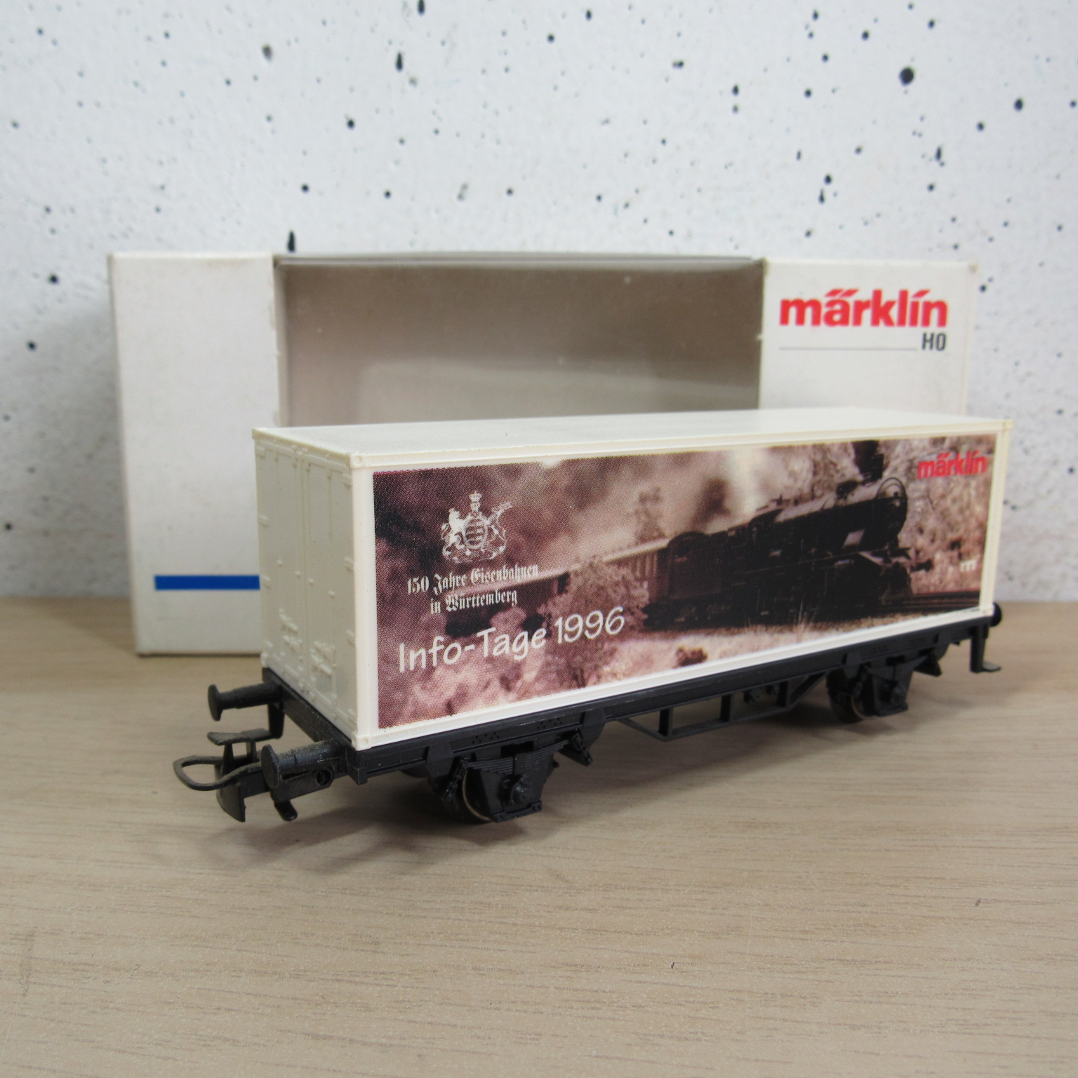Marklin 96701 containerwagen in ovp