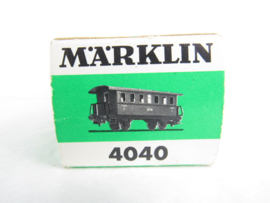 Marklin H0 4040 DB Rijtuig 2e klas (Blik) in ovp