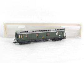 Fleischmann 8045K N DBP Spoorwegpostwagen met Brhs, type Post4-b/17, 4-assig, groen in ovp