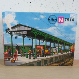 Kibri 7514 N Station (bouwpakket) in ovp