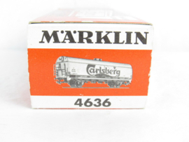 Marklin 4636 (AC) DSB Gesloten goederenwagen (koel) (Carlsberg) in ovp