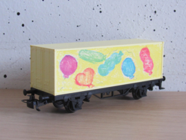 Marklin 44266 DB Containerwagen verjaardag Unicef 1999 in ovp