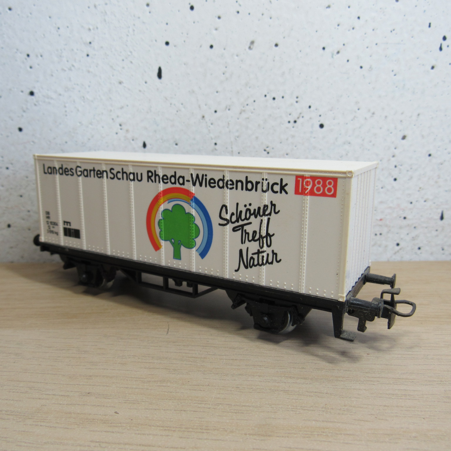 Marklin 4481 Containerdraagwagen (LGS R-W 1988) in vervangende verpakking