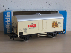 Marklin 4565 DSB Gesloten goederenwagen (Faxe Bryggeri) in ovp