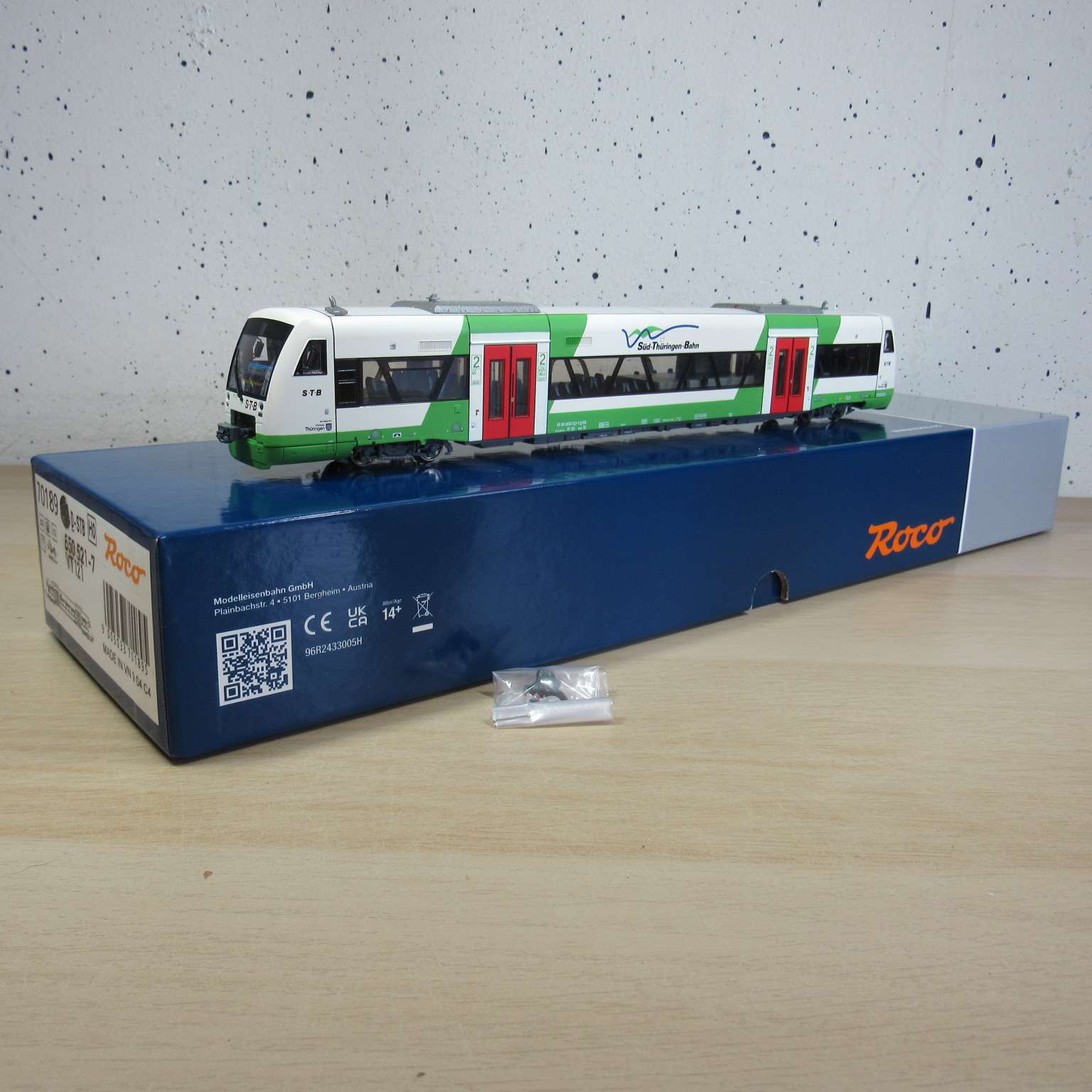 Roco 70189 - Dieseltreinstel VT 121, STB (digitaal/sound)