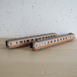 Jouef HJ2388 SNCF, 2-unit railcar RGP2 class X 2700, orange/grey livery, period IV