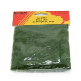 Berka 0210 Decoratievlokken donker groen 10GR