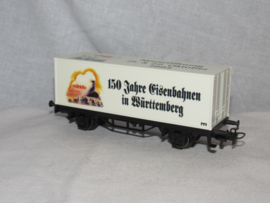Marklin 4481 DB Containerwagen 150 jaar Eisenbahnen in Württemberg in ovp