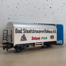 Marklin 4437 DB Gesloten wagen (koel) (Rothaus Pils) in ovp