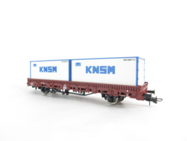 Roco 6600152 - Rongenwagen met container KNSM, NS