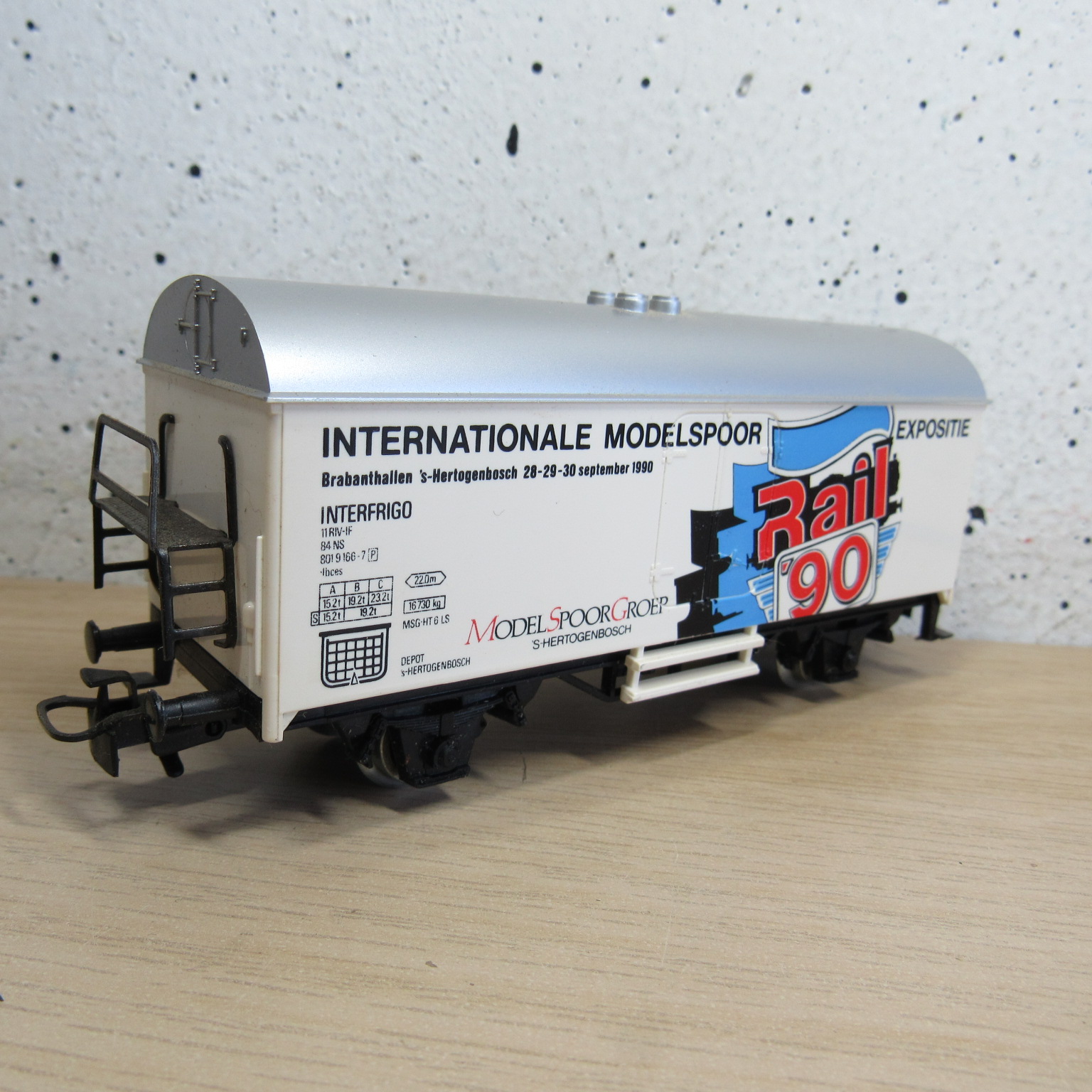 Marklin 4415 DB Gesloten goederenwagen (koel) (MSG Rail90) in ovp