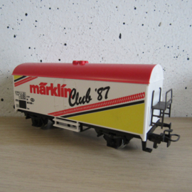 Marklin Gesloten goederenwagen Marklin clubwagon 1987 in ovp