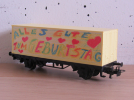 Marklin 84480 Containerwagen (Sebamed) in vervangende verpakking