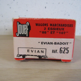 Jouef 625 SNCF Gesloten goederenwagen (Evian) in ovp