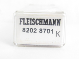 Fleischmann 8202 8701K N DB Open laadbakwagen, type/uitvoering Rr 20, 2-assig, bruin, met dwarsliggende ronde balken in ovp