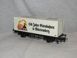 Marklin 4481 DB Containerwagen 150 jaar Eisenbahnen in Württemberg in ovp