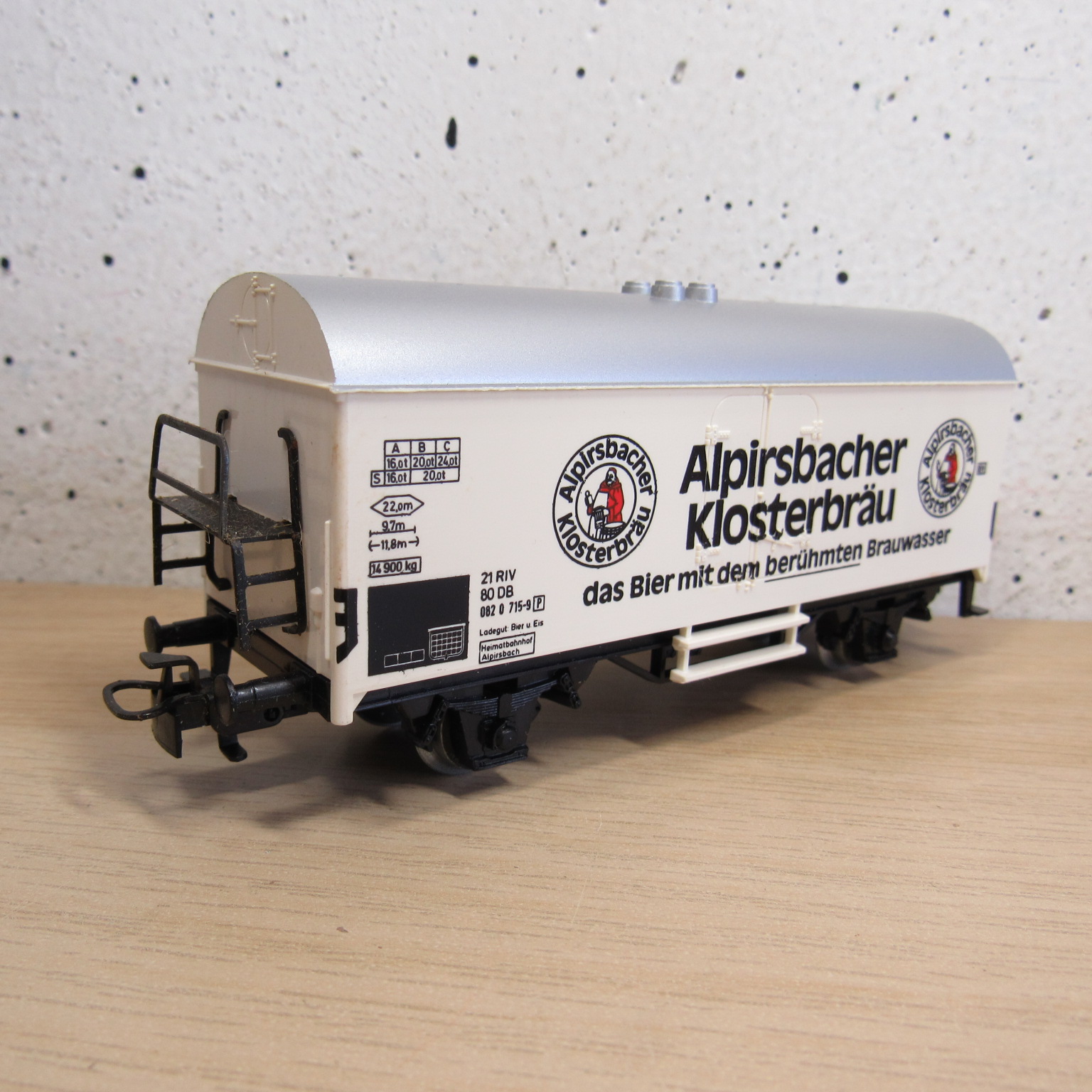 Marklin 4417 DB Gesloten goederenwagen (koel) (Alpirsbacher) in ovp