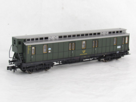 Fleischmann 8045K N DBP Spoorwegpostwagen met Brhs, type Post4-b/17, 4-assig, groen in ovp