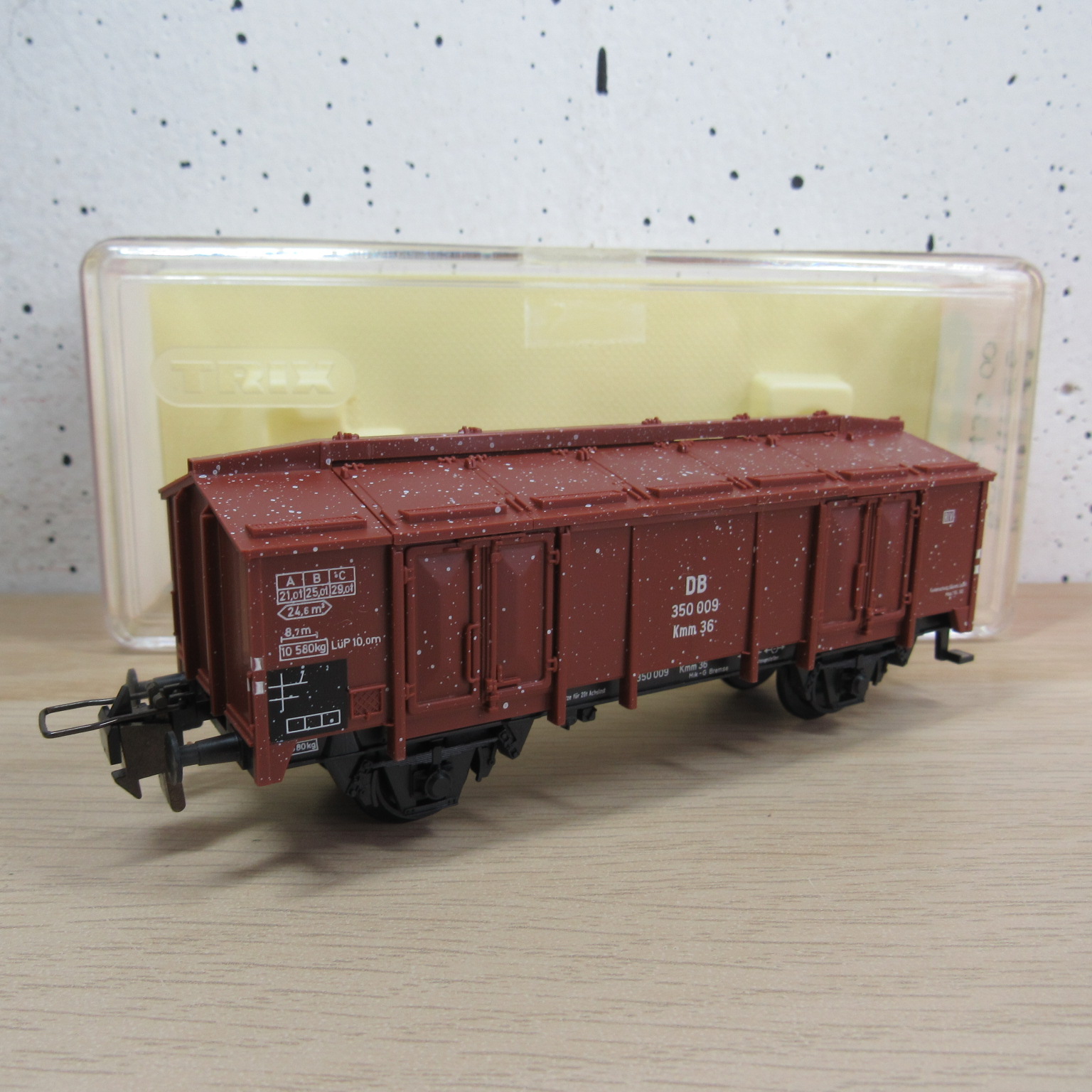 Trix express 53 3433 00 DB Klapdekselwagen in ovp