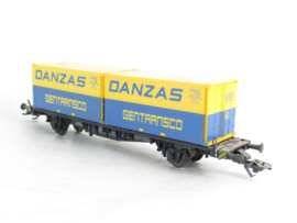 Fleischmann 5233 H0 DB Containerdraagwagen in ovp