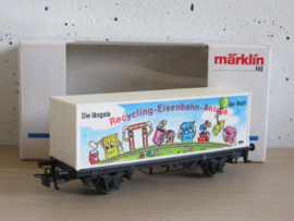 Marklin 31962 DB Containerwagen (Recycling-Eisenbahn-Anlage) in ovp