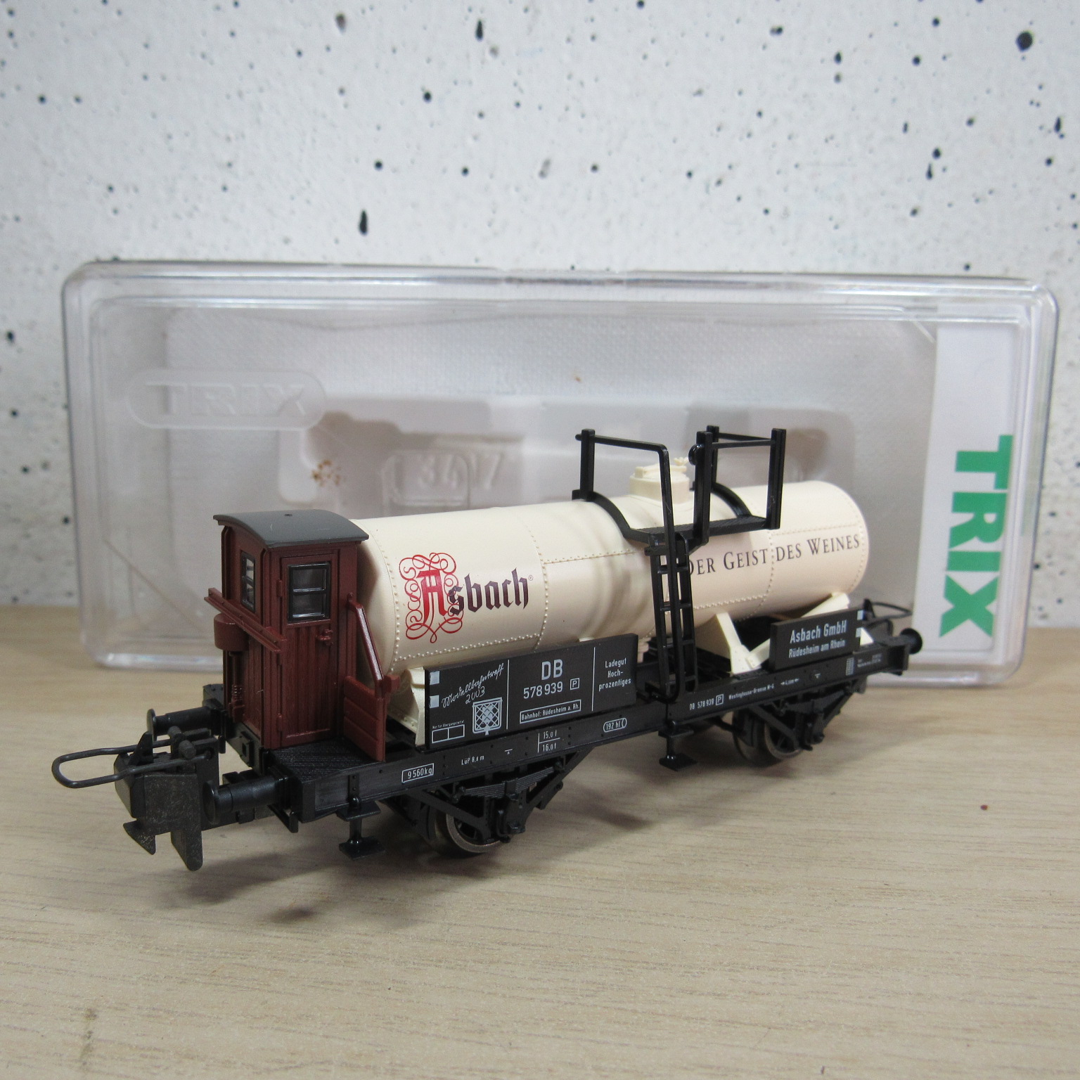 Trix express 24038 DB ketelwagen in ovp