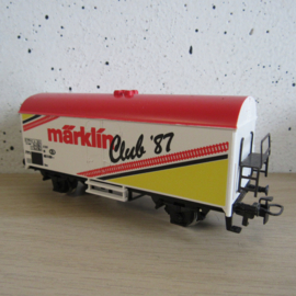 Marklin Gesloten goederenwagen Marklin clubwagon 1987 in ovp