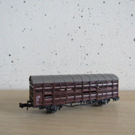 Roco 2322 N DB Gesloten wagen, type/type Vlmmhs 63, 2-assig, bruin in ovp