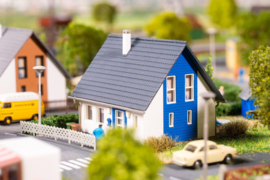 Faller N 232146 Vrijstaand huis blauw