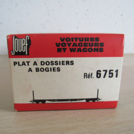 Jouef 6751 SNCF Platte wagen in ovp