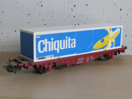 Marklin 4672 SJ Containerdraagwagen (Chiquita) in ovp