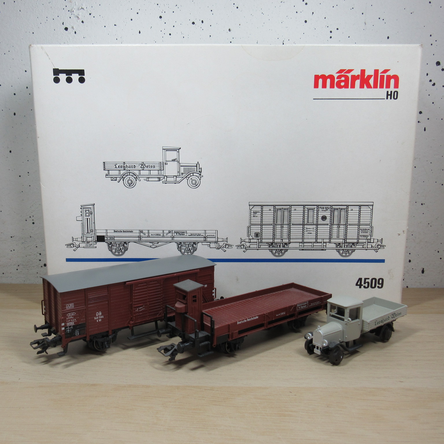 Marklin 4509 wagenset “Bauzug” in ovp