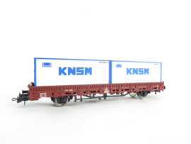 Roco 6600152 - Rongenwagen met container KNSM, NS
