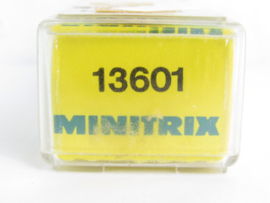Minitrix 13601 N KPEV (bierwagen) met remmen, 2 assen, wit, 'SCHULTHEISS' BROUWERIJ in ovp