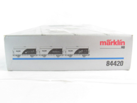 Marklin 84420 (AC) Gesloten goederenwagenset (koel) (Jacobs Café) in ovp