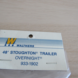 Walthers 933-1902 Stoughton trailer Overnite (bouwpakket) in ovp