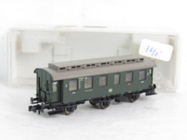 Fleischmann 8074K N DB Passagierswagon 2e klasse met bagageruimte, type/uitvoering B3itr Pr 07a, 3-assig, groen in ovp