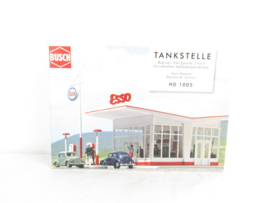 Busch H0 1005 Tankstation in ovp