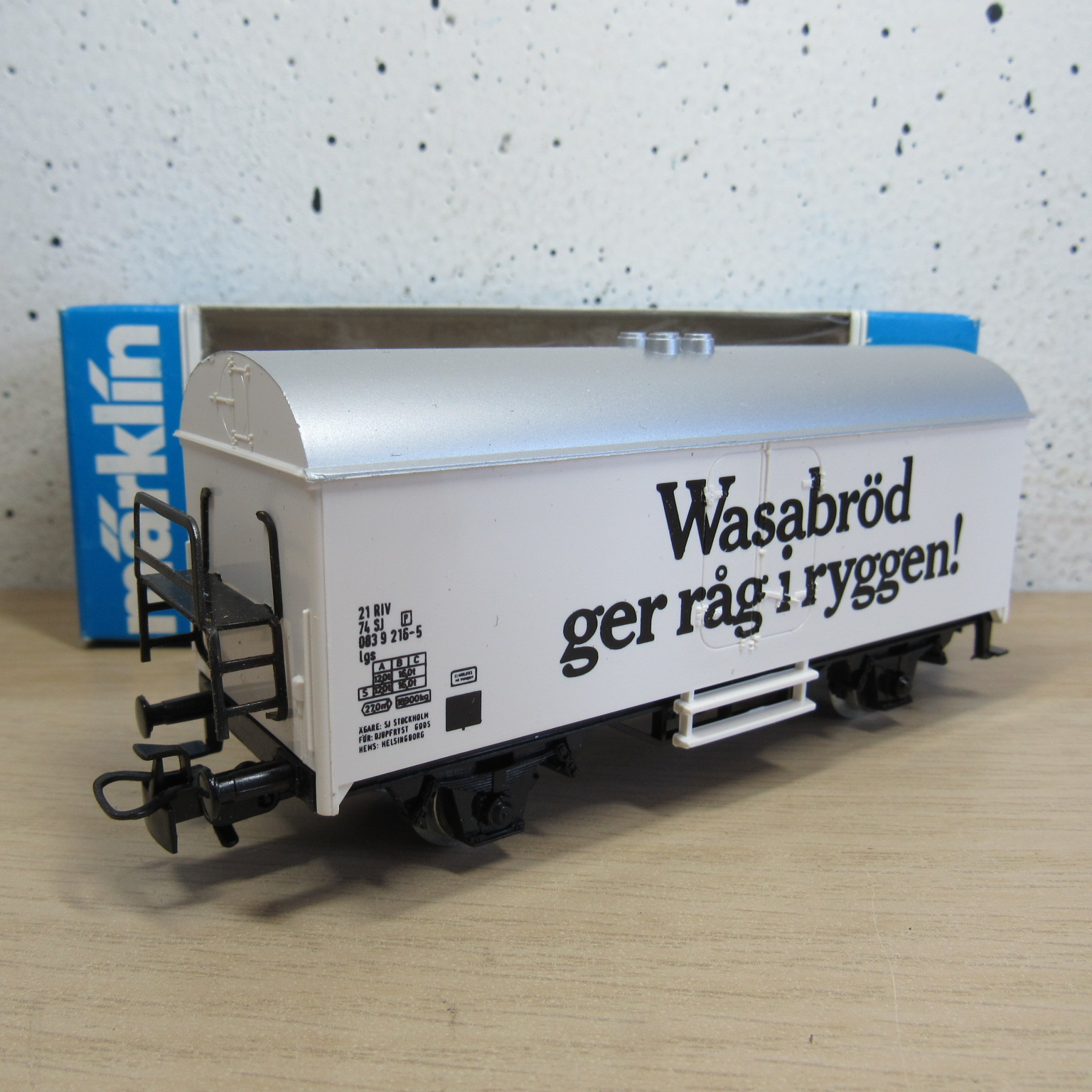 Marklin 4566 SJ Wasabröd koelwagen in ovp