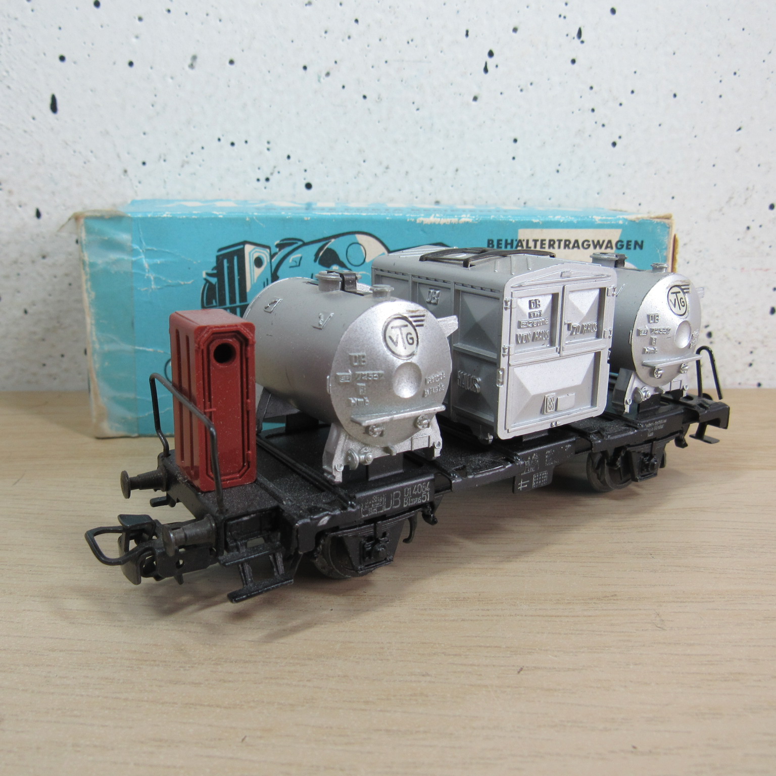 Marklin 4625 DV VTG container wagen in ovp