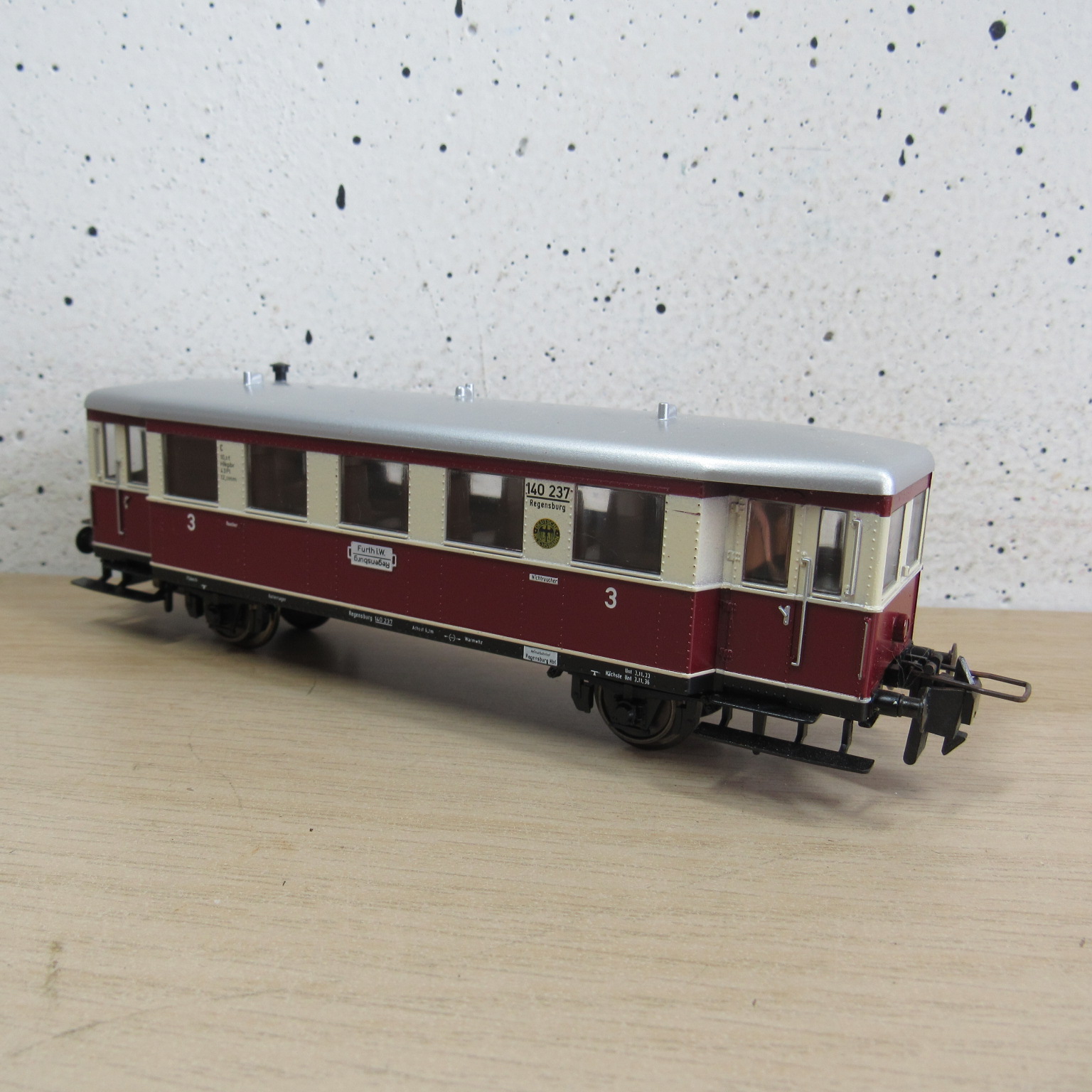 Trix express 53 2275 00 DRG railbus bijwagen in ovp