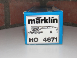 Marklin 4671 platte wagen met kraan in ovp