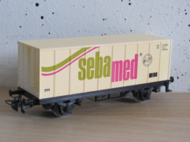 Marklin 84480 Containerwagen (Sebamed) in vervangende verpakking