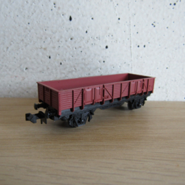 Ibertren 6321 N Renfe Lageboordwagen, 2-assig, bruin in ovp