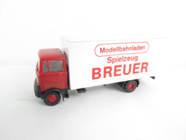 Praliné H0 Mercedes Spielzeug breuer bier vrachtwagen zonder ovp